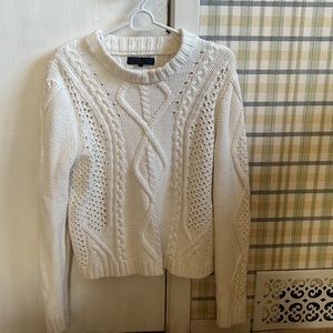 White Rachel Roy knitted sweater